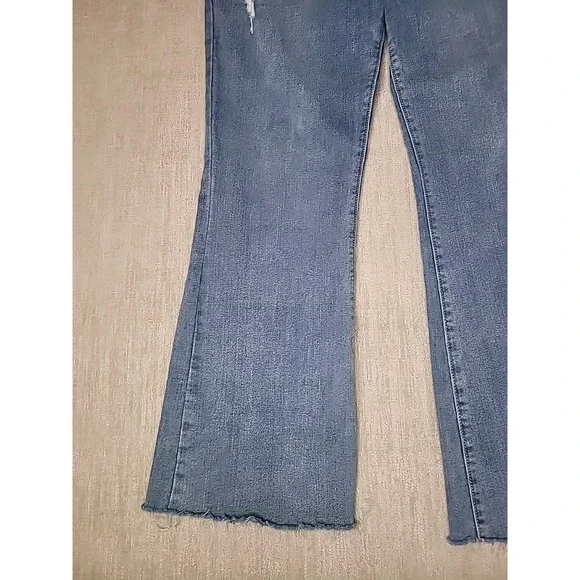 Democracy Jeans Flair Leg Ab Technology Denim Women's Size 12 High Rise Jeans - Picture 4 of 12